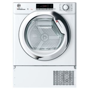 Hoover BATD H7A2TCE-80 H-DRY 300 Integrated 7kg Heat Pump Tumble Dryer in White
