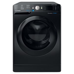 Indesit BDE86436XBUKN Freestanding 8/6kg 1400rpm Push&Go Washer Dryer in Black