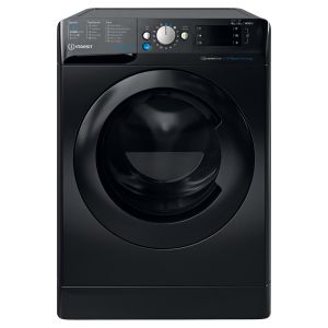 Indesit BDE96436KVUK Freestanding 9/6kg 1400rpm Push&Go Washer Dryer in Black