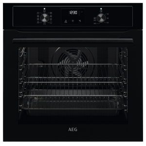 AEG BEX33501EB 6000 SurroundCook Built In Hydrolytic Single Oven in Black