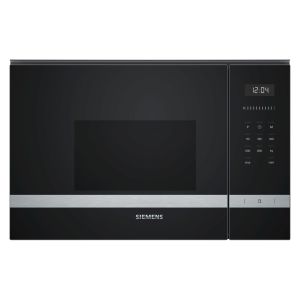 Siemens BF525LMS0B iQ500 Built In 800W Microwave Oven in Black and Stainless Steel