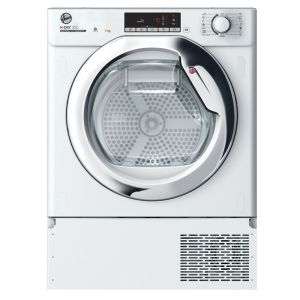 Hoover BHTDH7A1TCE Integrated Heat Pump Tumble Dryer 7kg White