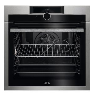 AEG BPE948730M 8000 SenseCook Built In Pyrolytic Single Oven in Stainless Steel