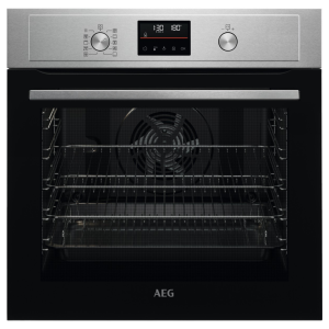 AEG BPX53506EM 6000 Built In Pyrolytic SurroundCook Single Oven in Stainless Steel
