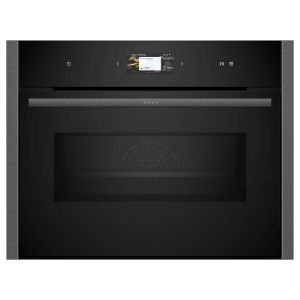 Neff C24MS71G0B N90 Built In Pyrolytic Compact Oven with Microwave in Graphite Grey