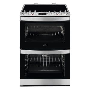 AEG CIB6732ACM 60cm Induction Double Oven Cooker Stainless Steel