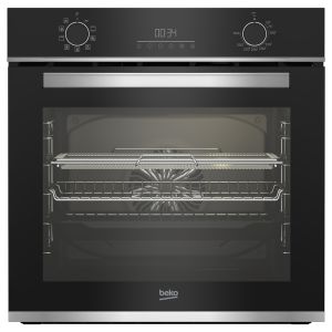 Beko CIMYA91B Built In Catalytic Single Oven with AirFry in Black and Stainless Steel