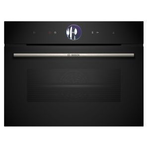 Bosch CSG7361B1 Series 8 Built In Compact Oven with Steam Function in Black