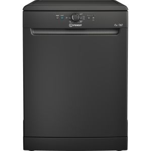 Indesit D2FHK26BUK Freestanding Full Size Fast&Clean Dishwasher in Black