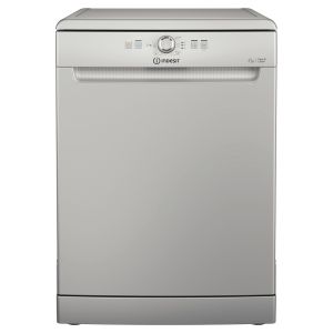 Indesit D2FHK26SUK Freestanding Full Size Fast&Clean Dishwasher in Silver