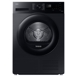 Samsung DV90CGC0A0ABEU Freestanding 9kg OptimalDry™ Heat Pump Tumble Dryer in Black