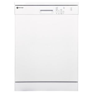 White Knight FSDW6052W Freestanding Full Size Dishwasher in White