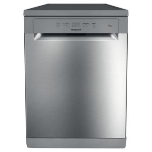 Hotpoint H2FHL626XUK Freestanding Full Size Dishwasher in Stainless Steel