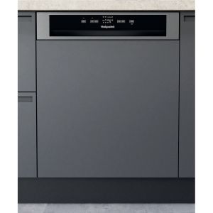 Hotpoint H3BL626XUK Semi Integrated Dishwasher in Stainless Steel