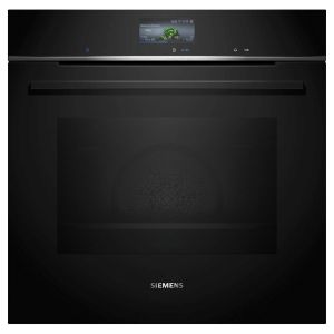 Siemens HB776G1B1B iQ700 Built In Pyrolytic activeClean® Single Oven in Black