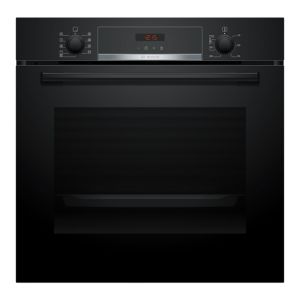 Bosch HBS573BB0B Serie 4 Built In Pyrolytic 3D HotAir Single Oven in Black