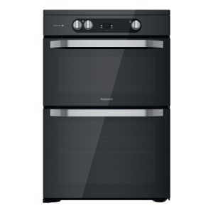 Hotpoint HDM67I9H2CB Freestanding 60cm Electric Induction Double Oven Cooker Black