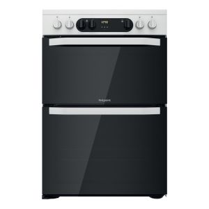 Hotpoint HDM67V9CMW 60cm Ceramic Double Cooker in White