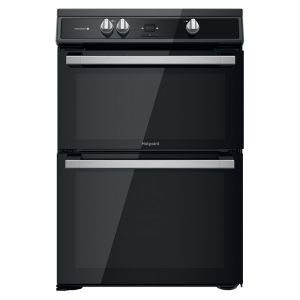 Hotpoint HDT67I9HM2C Freestanding 60cm Electric Induction Double Oven Cooker Black