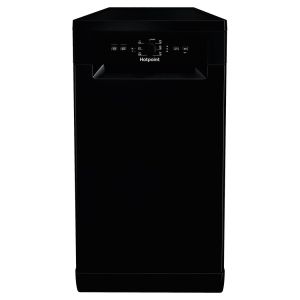 Hotpoint HF9E1B19BUK Freestanding Slimline Dishwasher in Black