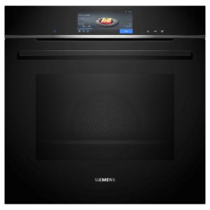 Siemens HS758G3B1B iQ700 Built In Hydrolytic Single Oven with Full Steam Function in Black