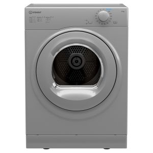 Indesit I1D80SUK Freestanding Vented 8kg Tumble Dryer in Silver