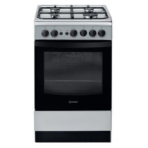 Indesit IS5G1PMSS Freestanding 50cm Gas Single Oven Cooker in Silver