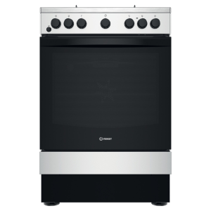 Indesit IS67G5PHX Freestanding 60cm Dual Fuel Single Cavity Cooker in Silver