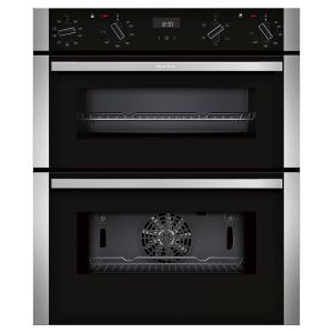 Neff J1ACE2HN0B N50 Built Under CircoTherm EasyClean Double Oven in Stainless Steel