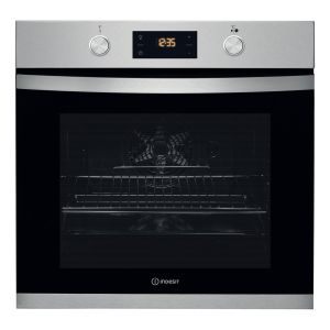 Indesit KFW3841JHIX Built In Aria Click&Clean Single Oven in Stainless Steel