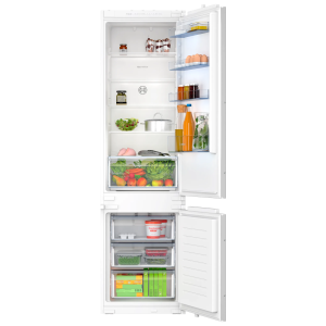 Bosch KIN96NSE0 Serie 2 XXL Integrated Frost Free 60/40 Fridge Freezer with with Sliding Hinge Door
