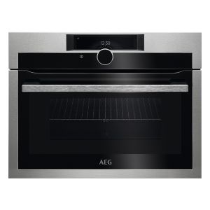 AEG KME968000M 8000 CombiQuick Compact Combination Microwave Oven in Stainless Steel