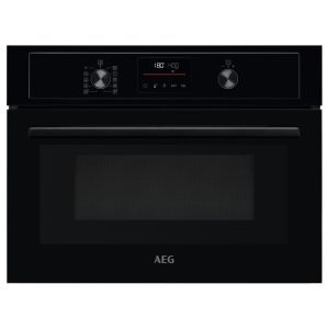 AEG KMX365060B 8000 Integrated CombiQuick Microwave Oven in Black
