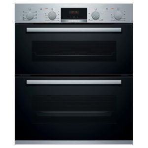 Bosch NBS533BS0B Serie 4 Built Under Catalytic Double Oven in Stainless Steel