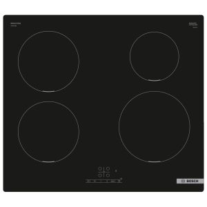 Bosch PUE611BB5B Serie 4 60cm Plug&Play Induction Hob with PowerBoost in Black