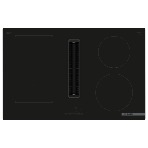 Bosch PVS811B16E Series 4 80cm Venting Induction Hob with Combi Zone