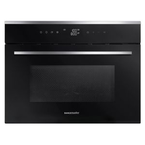 Rangemaster RMB45MCBLSS 45cm Built In Combination Microwave Black and Stainless Steel