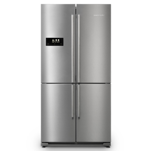 Rangemaster RSXS21SS/C American Frost Free Fridge Freezer in Stainless Steel and Chrome