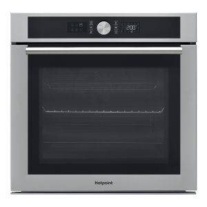 Hotpoint SI4854HIX Built In Multifunction Hydro Clean Single Oven in Stainless Steel