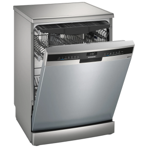 Siemens SN23EI03ME iQ300 Freestanding VarioSpeed Plus Full Size Dishwasher in Silver Inox