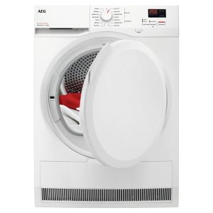 AEG TR708L0B 7000 SensiDry® Freestanding 8kg Heat Pump Tumble Dryer in White