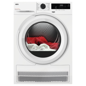 AEG TXH508A4R 5000 Freestanding 8kg AutoSense Heat Pump Tumble Dryer in White