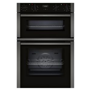 Neff U1ACE2HG0B N50 Built In CircoTherm® EasyClean Double Oven in Graphite Grey
