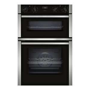Neff U1ACE5HN0B N50 Built In EasyClean CircoTherm Double Oven in Stainless Steel
