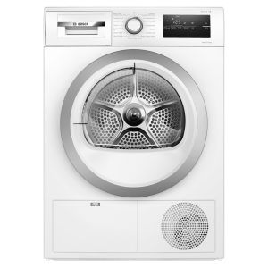 Bosch WTH85223GB Series 4 Freestanding 8kg Heat Pump AutoDry Tumble Dryer in White and Silver
