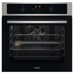 Zanussi ZOPNA7XN Series 60 Built In Pyrolytic AirFry Single Oven in Stainless Steel