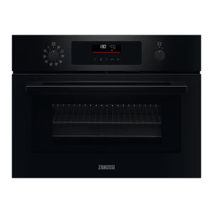 Zanussi ZVENM6KN Series 60 Built In CookQuick Compact Oven with Microwave in Black