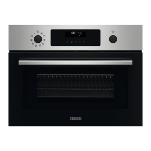 Zanussi ZVENM6XN Series 60 Built In CookQuick Compact Oven with Microwave in Stainless Steel