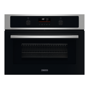 Zanussi ZVENM7XN Series 60 CookQuick Built In Compact Oven with Microwave in Stainless Steel