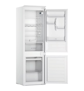 Indesit INC18D011B1 Integrated Low Frost 70/30 Fridge Freezer with Sliding Hinge Door